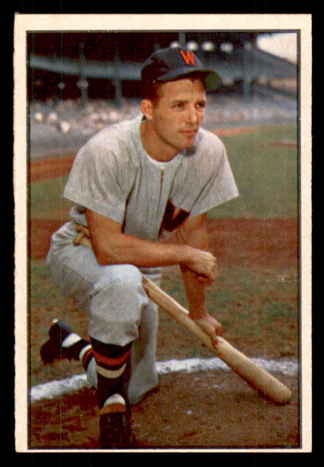 1953 Bowman Color Baseball #015 Jim Busby Senators EX-MT 558886