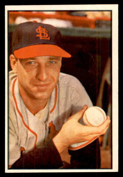 1953 Bowman Color Baseball #017 Jerry Staley Cardinals EX+/EX-MT 558887