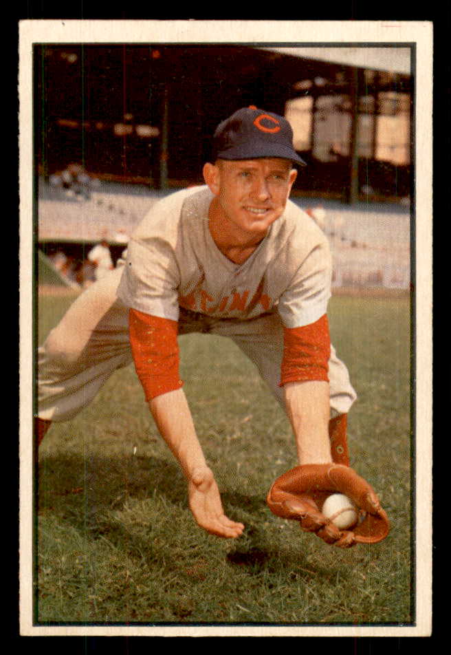 1953 Bowman Color Baseball #026 Roy McMillan Reds EX-MT 558896