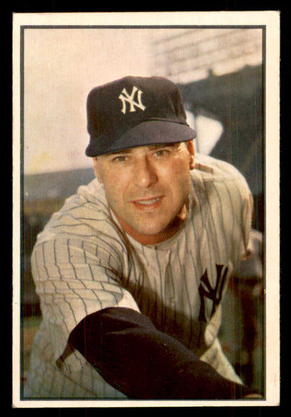 1953 Bowman Color Baseball #027 Vic Raschi Yankees VG-EX 558898