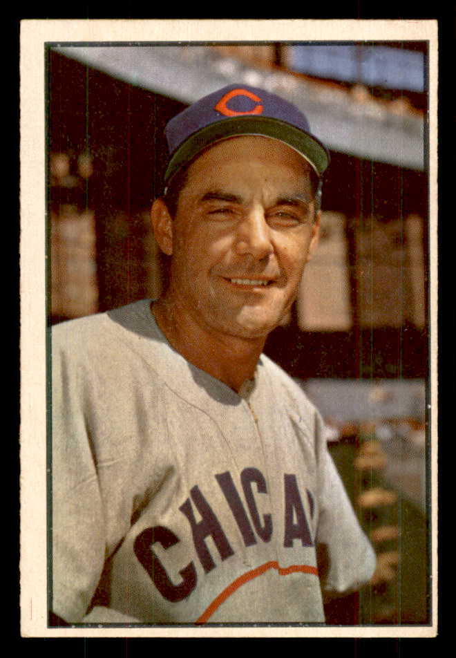 1953 Bowman Color Baseball #030 Phil Cavarretta Cubs EX-MT 558901
