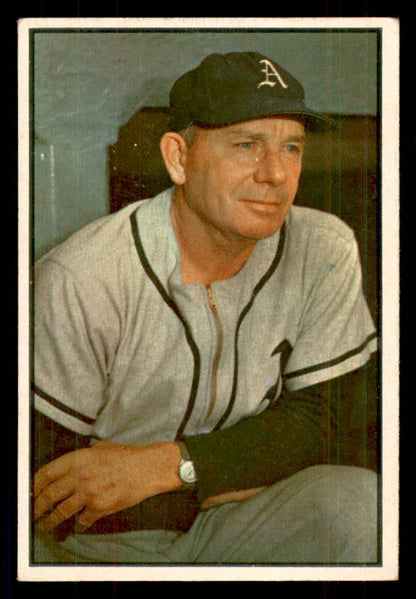 1953 Bowman Color Baseball #031 Jimmie Dykes A's VG-EX 558902