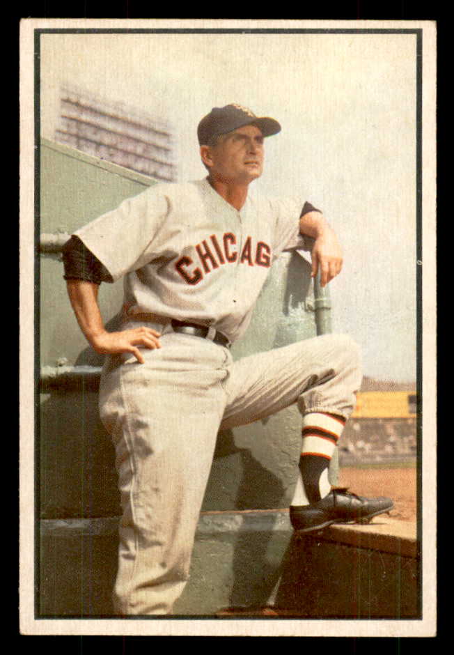1953 Bowman Color Baseball #039 Paul Richards White Sox EX-MT 558906