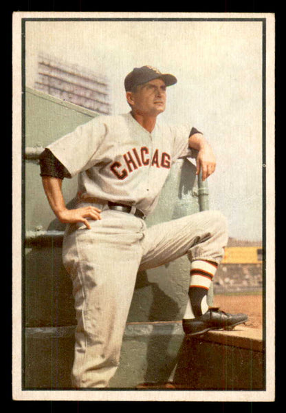 1953 Bowman Color Baseball #039 Paul Richards White Sox EX-MT 558906