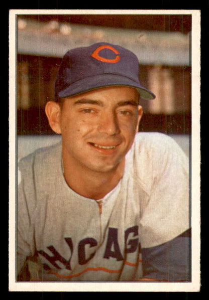 1953 Bowman Color Baseball #042 Tommy Brown Cubs EX-MT 558909