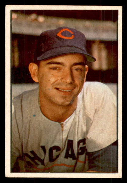 1953 Bowman Color Baseball #042 Tommy Brown Cubs VG-EX 558910
