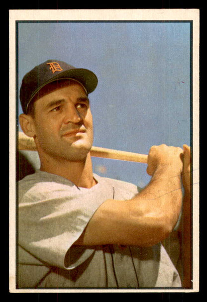1953 Bowman Color Baseball #045 Walt Dropo Tigers EX-MT 558913