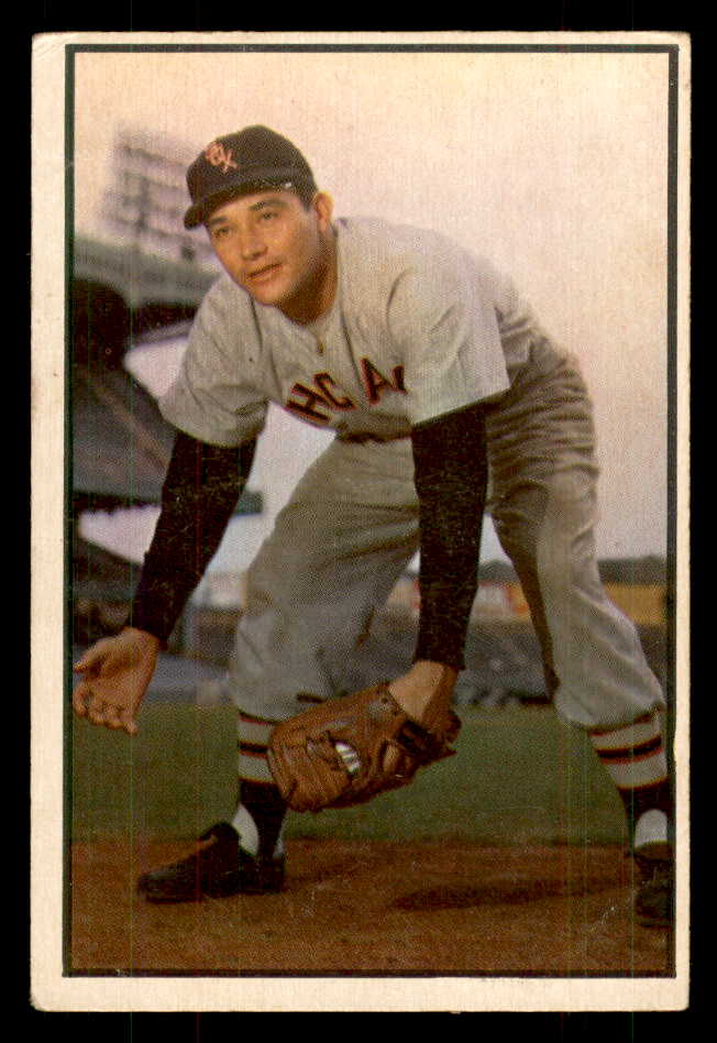 1953 Bowman Color Baseball #054 Chico Carrasquel White Sox VG-EX 558917