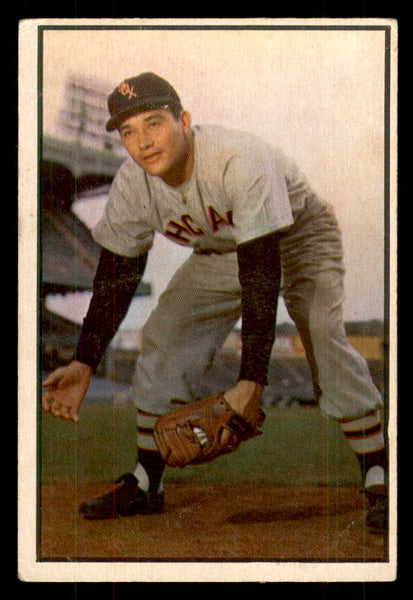 1953 Bowman Color Baseball #054 Chico Carrasquel White Sox VG-EX 558917