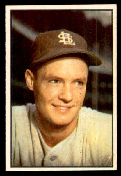 1953 Bowman Color Baseball #056 Bob Cain Browns EX 558918