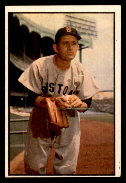 1953 Bowman Color Baseball #066 Mel Parnell Red Sox EX-MT 558923