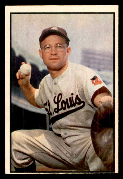 1953 Bowman Color Baseball #070 Clint Courtney Browns EX 558928