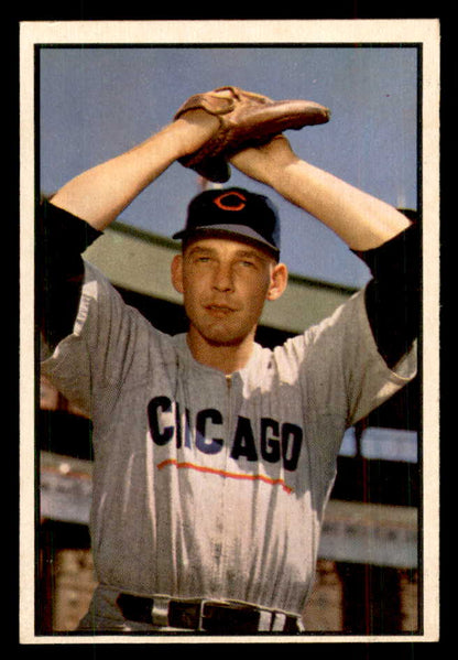 1953 Bowman Color Baseball #071 Paul Minner Cubs EX-MT 558929