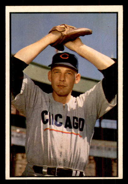 1953 Bowman Color Baseball #071 Paul Minner Cubs EX-MT 558929