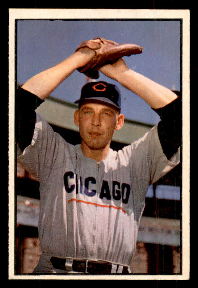 1953 Bowman Color Baseball #071 Paul Minner Cubs EX 558930