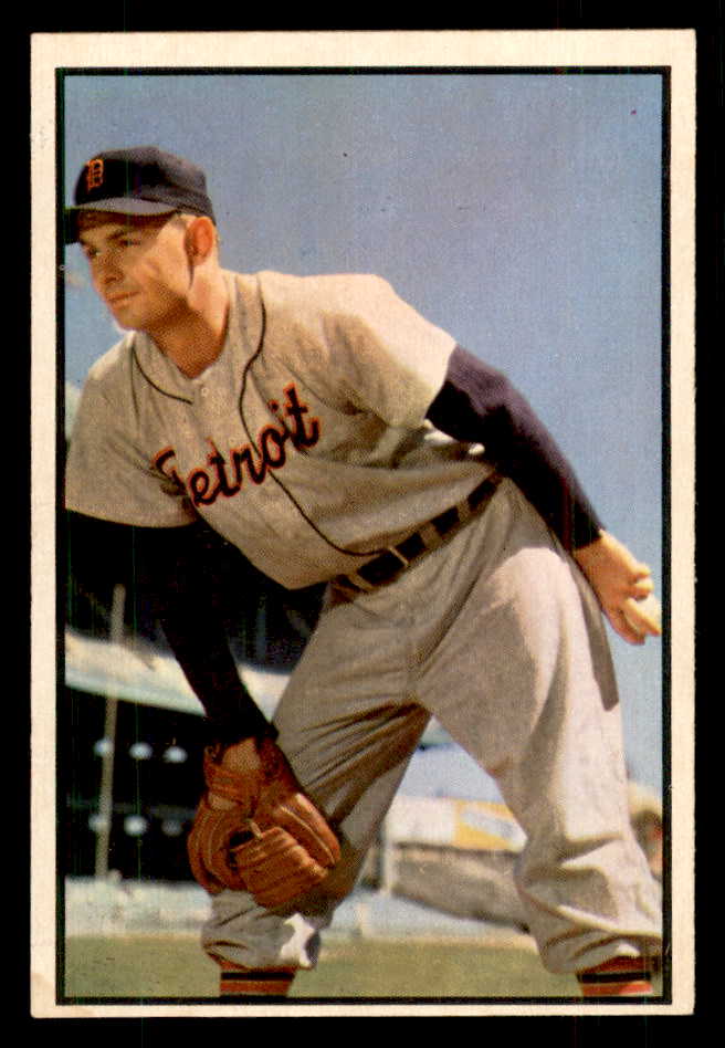 1953 Bowman Color Baseball #072 Ted Gray Tigers EX-MT 558932