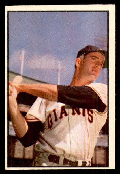 1953 Bowman Color Baseball #074 Don Mueller Giants EX-MT 558934