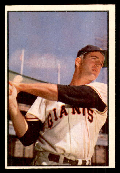 1953 Bowman Color Baseball #074 Don Mueller Giants EX-MT 558934
