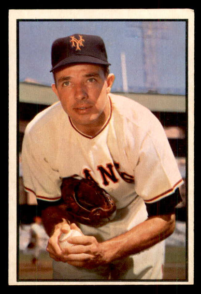 1953 Bowman Color Baseball #076 Jim Hearn Giants EX-MT 558937