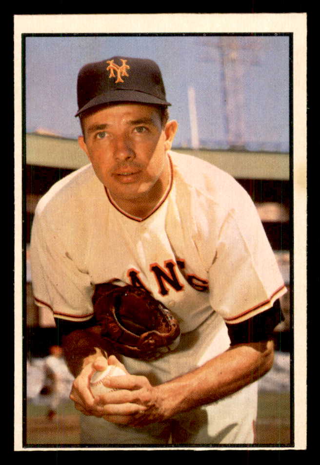 1953 Bowman Color Baseball #076 Jim Hearn Giants EX 558938