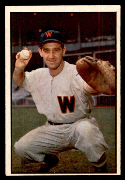 1953 Bowman Color Baseball #077 Mickey Grasso Senators EX-MT 558939