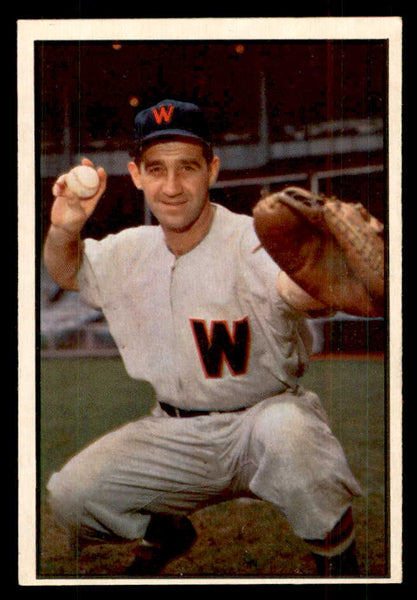 1953 Bowman Color Baseball #077 Mickey Grasso Senators EX-MT 558939
