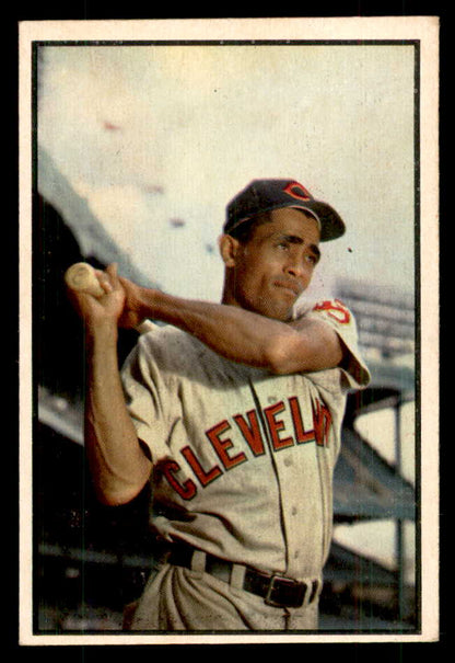 1953 Bowman Color Baseball #086 Harry Simpson Indians EX-MT 558948