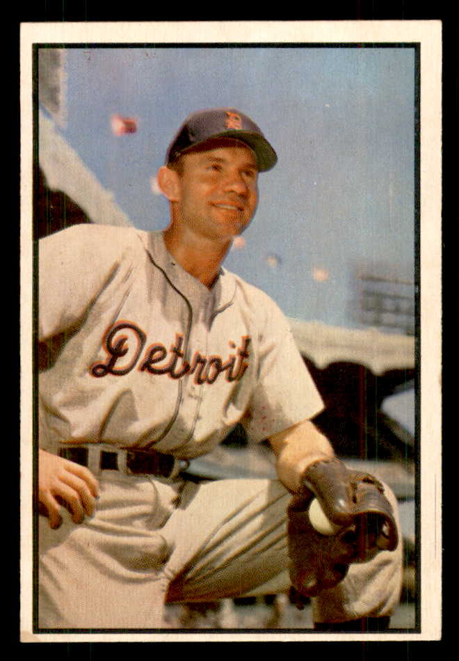 1953 Bowman Color Baseball #091 Steve Souchock Tigers EX-MT 558953