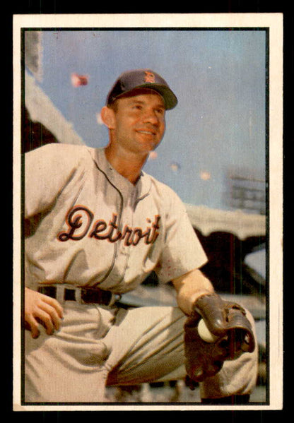 1953 Bowman Color Baseball #091 Steve Souchock Tigers EX-MT 558953