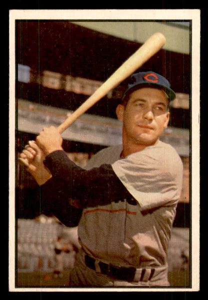 1953 Bowman Color Baseball #094 Bob Addis Cubs EX-MT 558955