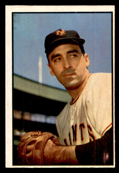 1953 Bowman Color Baseball #096 Sal Maglie Giants EX 558959
