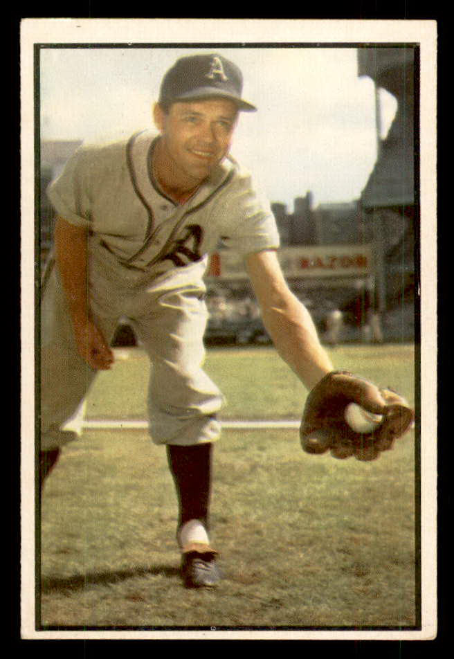 1953 Bowman Color Baseball #105 Eddie Joost A's EX 558964