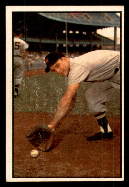 1953 Bowman Color Baseball #116 Eddie Yost Senators EX 558974