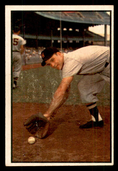 1953 Bowman Color Baseball #116 Eddie Yost Senators EX 558974
