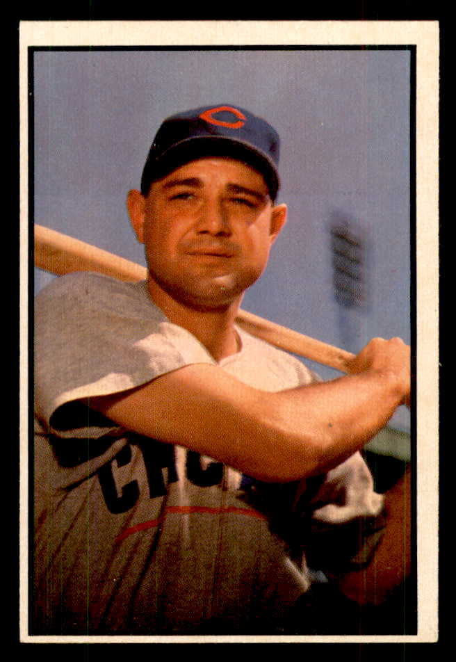 1953 Bowman Color Baseball #122 Bill Serena Cubs EX-MT 558978