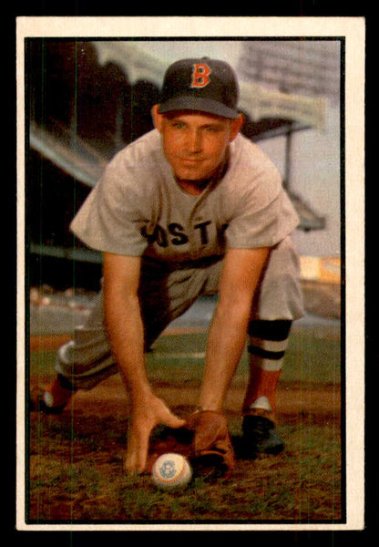 1953 Bowman Color Baseball #123 Johnny Lipon Red Sox EX-MT 558980