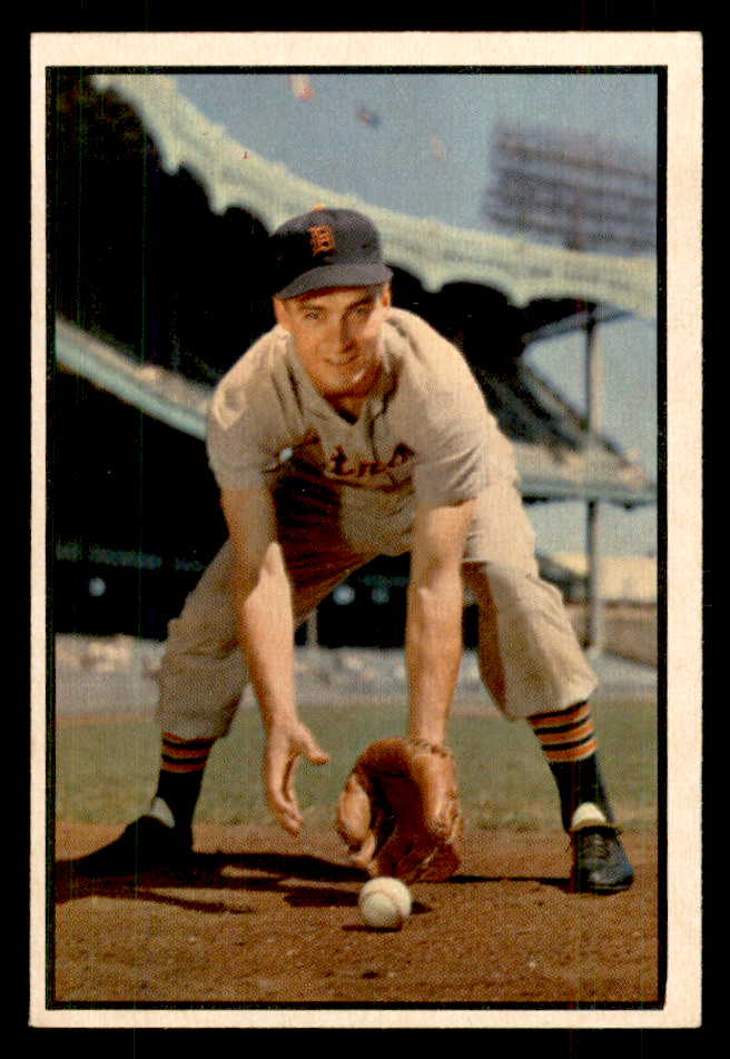 1953 Bowman Color Baseball #125 Fred Hatfield Tigers EX-MT 558981