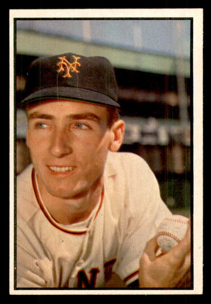 1953 Bowman Color Baseball #126 Al Corwin Giants EX 558983