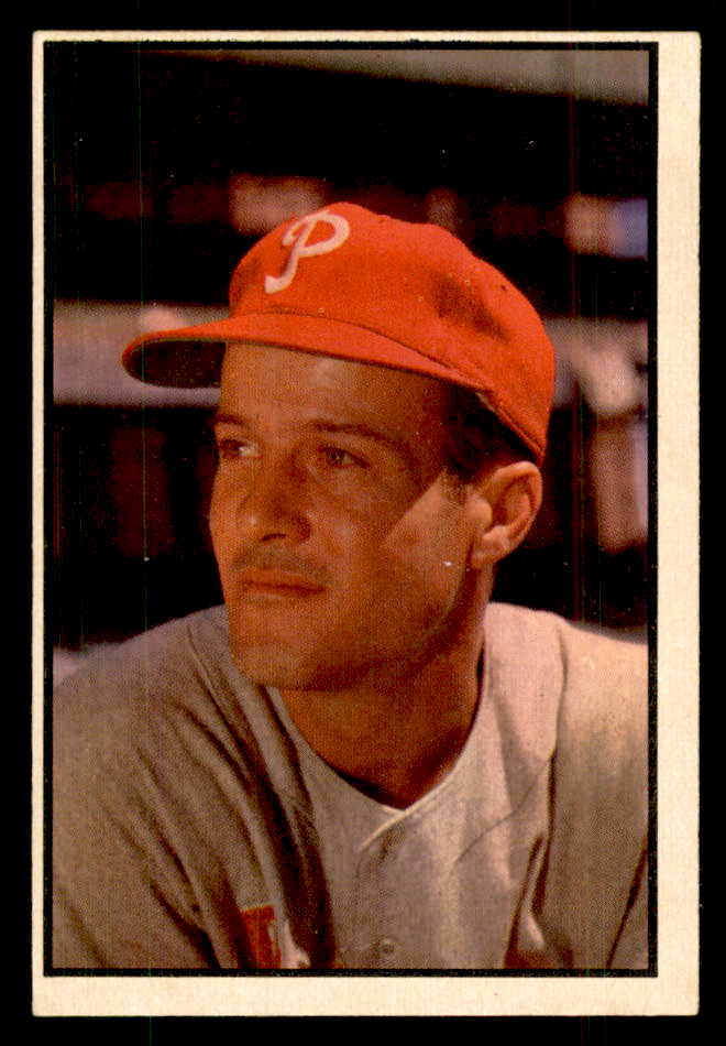 1953 Bowman Color Baseball #131 Connie Ryan Phillies EX-MT 558989