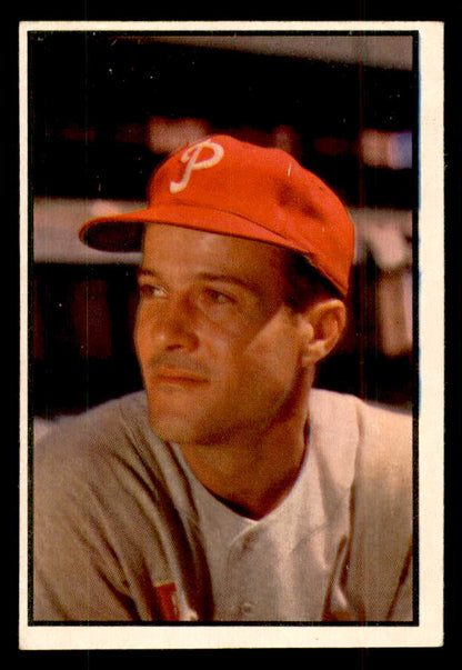 1953 Bowman Color Baseball #131 Connie Ryan Phillies VG-EX 558990