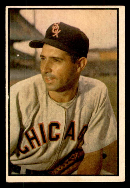 1953 Bowman Color Baseball #137 Sam Dente White Sox EX-MT 558995