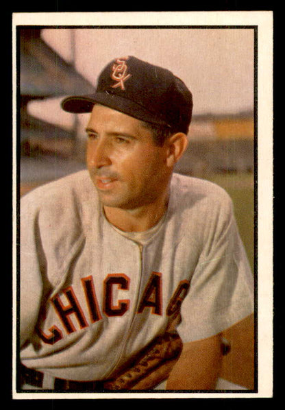 1953 Bowman Color Baseball #137 Sam Dente White Sox EX 558996