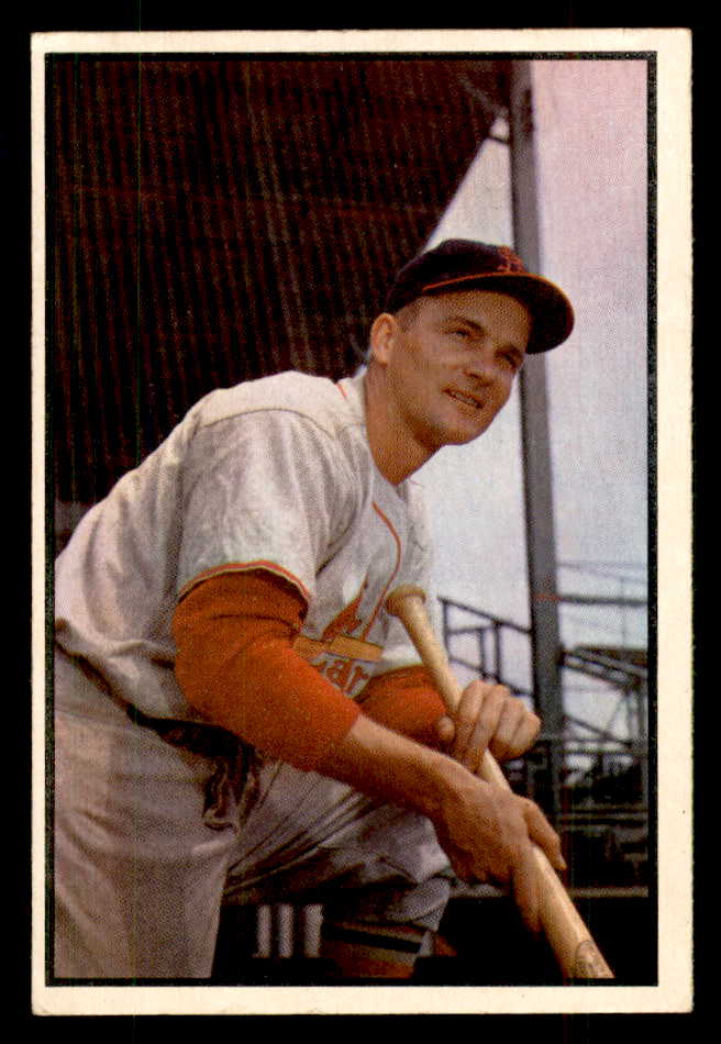 1953 Bowman Color Baseball #142 Larry Miggins Cardinals EX 559001