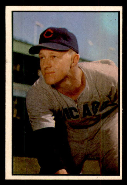 1953 Bowman Color Baseball #144 Warren Hacker Cubs EX-MT 559003