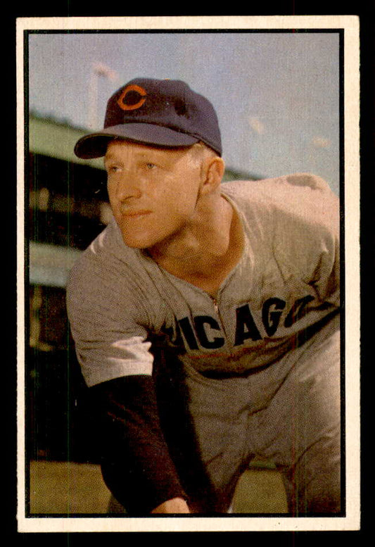 1953 Bowman Color Baseball #144 Warren Hacker Cubs VG-EX 559004