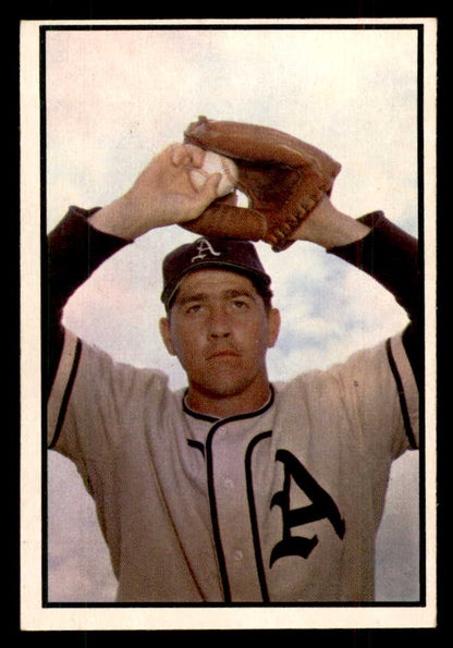 1953 Bowman Color Baseball #150 Carl Scheib A's EX-MT 559010