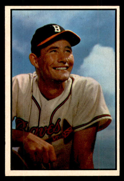 1953 Bowman Color Baseball #151 Joe Adcock Braves EX-MT 559012