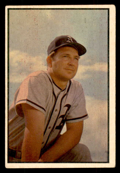 1953 Bowman Color Baseball #155 Allie Clark A's VG-EX 559018