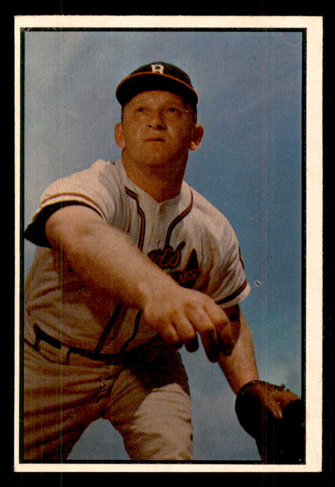 1953 Bowman Color Baseball #156 Max Surkont Braves VG-EX 559020
