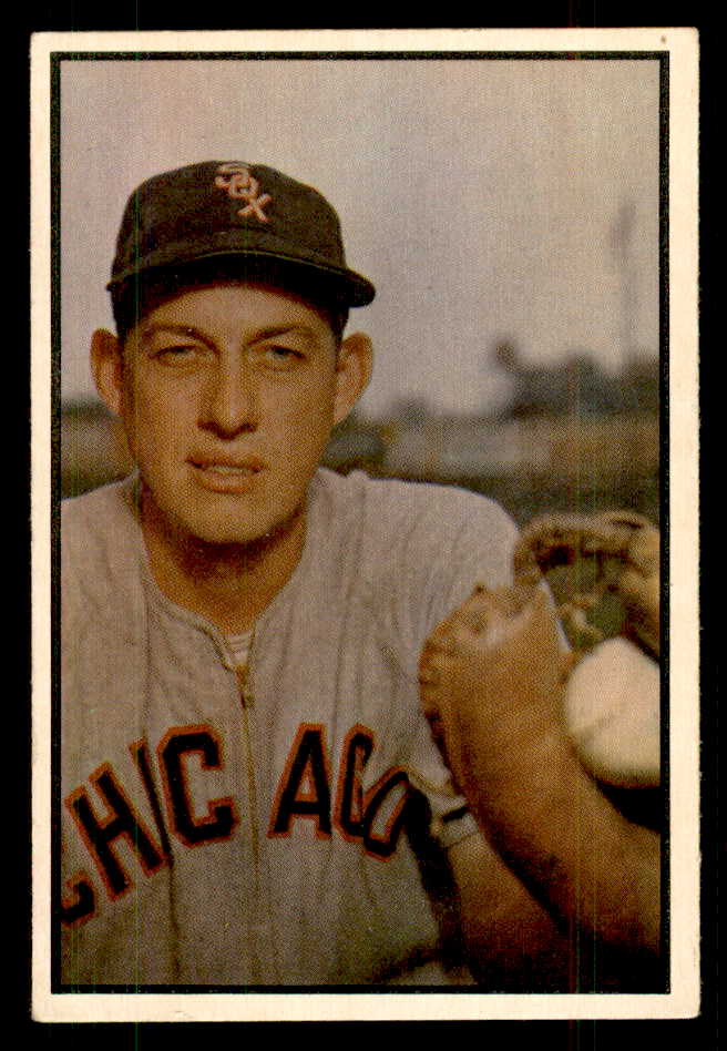 1953 Bowman Color Baseball #157 Sherm Lollar White Sox VG-EX 559021